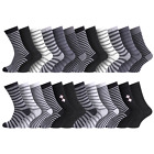 12 Pair Mens Socks Size 6-11 Men Summer Socks Cotton Blend Mans Footwear Man