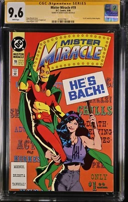 Mister Miracle #19- DC - CGC SS 9.6 NM+ - Signed by Adam Hughes - Image 1 of 2
