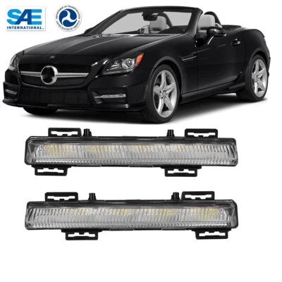 For Mercedes Benz W204 W212 C200/C300/C63 AMG C250/C350 Fog Light Driving Lights - Image 1 of 4