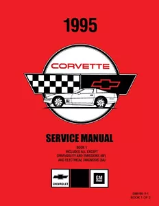 1995 Corvette Service Manual (Chassis & Body) - 4 Volumes - Foto 1 di 8