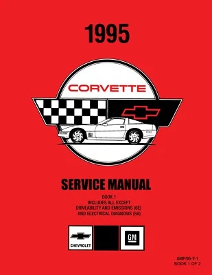 Corvette 1995 manual de servicio (chasis y carrocería) - 4 volúmenes Foto 1 de 4