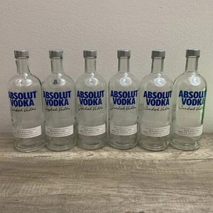 Vodka Absolut 1l - 6 Bottiglie Vuote - Foto 1 di 4