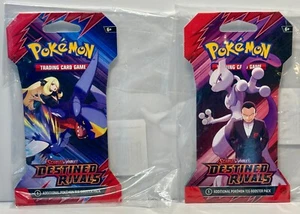 JCC Pokémon Escarlata y Violeta: Rivales Destinos Booster Packs (Paquete de 2) - Imagen 1 de 2