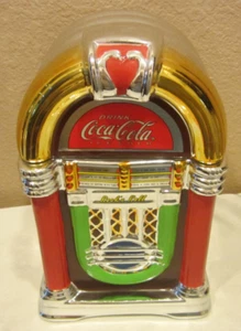 Biscottiera vintage 2002 Gibson Coca-Cola Rock and Roll JUKE BOX BISCOTTIERA vibrante - Foto 1 di 23