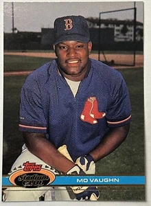 1991 Topps Stadium Club MO VAUGHN RC #543 Red Sox  - Picture 1 of 2