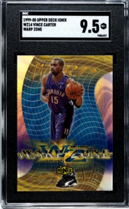 1999-00 Upper Deck Ionix #WZ14 Vince Carter Warp Zone SGC 9.5 - Picture 1 of 2
