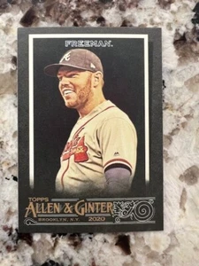 2020 TOPPS ALLEN GINTER X CARD ATLANTA BRAVES FREDDIE FREEMAN #47 - Picture 1 of 1