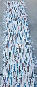 Set of 6 Placemats Woven Geometric Boho Hipster Southwest Design Kitchen Dining - Picture 1 of 5