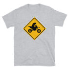 T-shirt unisexe manches courtes Motorcycle Crossing Xing Dirt Bike Motocross