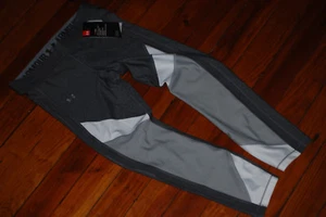 NEW Women's Under Armour HeatGear Color Block Capris Leggings (Medium) - Picture 1 of 5