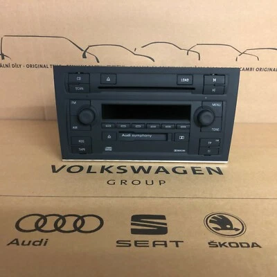 Audi Symphony II A4 8E 2001 original CD Autoradio 6 CD Wechsler NEU 8E0057195X - Bild 1 von 4