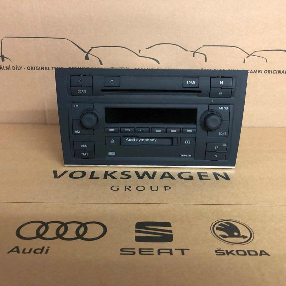 Audi Symphony II A4 8E 2001 original CD Autoradio 6 CD Wechsler NEU 8E0057195X - Bild 1 von 4
