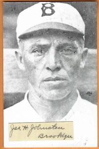 Cartolina autografata James "Jimmy" Johnston (dicembre '67) - BROOKLYN DODGERS - Foto 1 di 1
