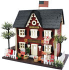 BILLY DOLL HOUSE Woody House Collection Quilt Shop W28.5×D4.7×H22.8cm 8812