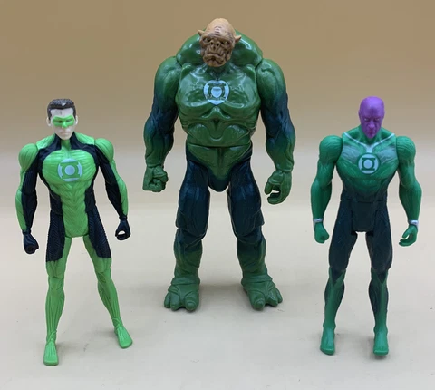 Green Lantern Movie Figures - Hal Jordan Ryan Reynolds, Kilowog, Abin Sur Cover