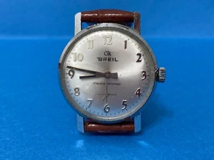 OROLOGIO BREIL A CARICA MANUALE 17 RUBIS ANTICHOC FUNZIONANTE. - Foto 1 di 7