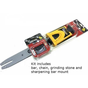POWERSHARP 16" GUIDE BAR & CHAIN sharpens on saw 542314 PS56E combination NEW - Picture 1 of 1