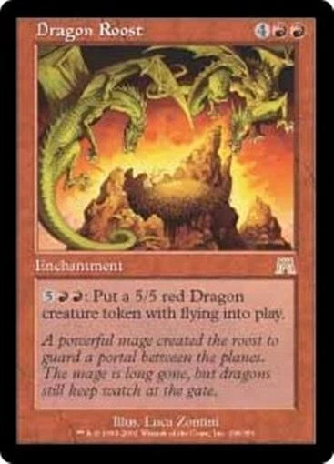 DRAGON ROOST Onslaught MTG Red Enchantment RARE - Image 1 of 1