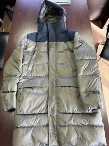 Paul & Shark Re-Goose Down Puffer Jacket Olive L
