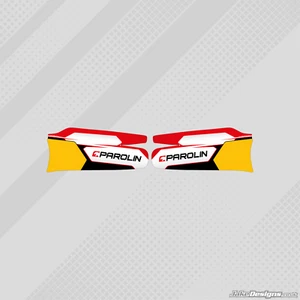 PAROLIN STYLE EUROSTAR DYNAMICA MINI SIDEPOD STICKER KIT - KARTING - JakeDesigns - Picture 1 of 1