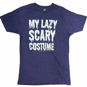 Halloween My Lazy Scary Costume Men T-shirt Size XL (46-48) NEW - Picture 1 of 1