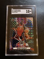 2021-22 Panini Mosaic Dennis Schröder Genesis #137 SGC 10 Rookie