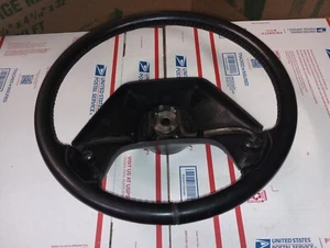 1987 - 91 Ford F150 / Bronco Leather Steering Wheel With Cruise / F250 Etc. - Picture 1 of 16