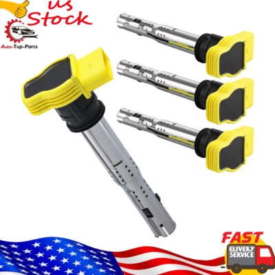 Bobinas de encendido para Volkswagen Beetle CC Eos 2012-2016 2,0 L L4 UF529, 4 piezas Foto 1 de 4