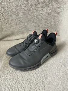 Zapatos de golf ECCO Biom C4 para hombre 11-11,5 EU 45 imán gris cuero sin clavos - Imagen 1 de 8