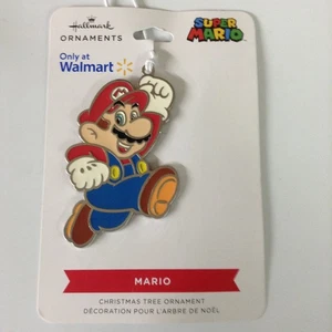 HALLMARK NINTENDO  SUPER MARIO METAL ENAMEL HANGING CHRISTMAS TREE ORNAMENT - Picture 1 of 3