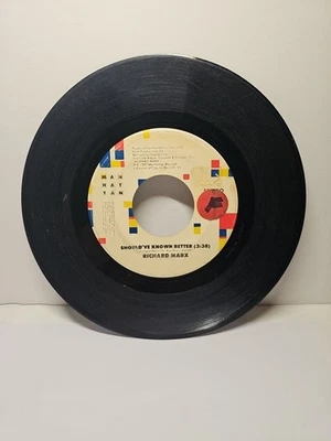Richard Marx 7" 45rpm Should've Known Better / Rhythem Of Lif Vinyl Record - Image 1 of 2