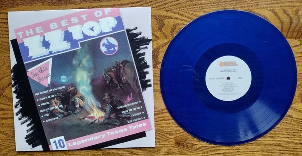 ZZ Top - The Best Of ZZ Top (LP, Comp, RE, Blu) (Mint (M)) - Image 1 of 1