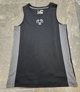 Under Armour Boys Sleeveless T-Shirt - Black - Size YMedium - Loose - Basketball - Picture 1 of 8