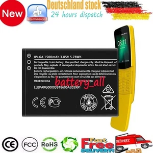 Akku Für Nokia 2017 Series 2060 3060 5250 Series BV-6A smart phone 3.85V 1500mAh - Zdjęcie 1 z 6