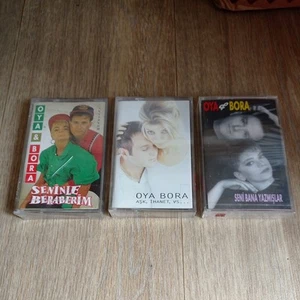 Oya & Bora 3x Album Turkish Original Cassettes - Picture 1 of 3