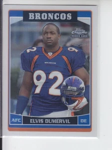 2006 Topps Chrome Elvis Dumervil Refractor Special Edition Broncos #173 - Bild 1 von 2