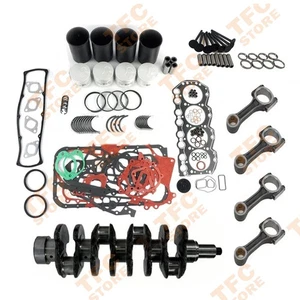 Overhaul Rebuild Kit + Crankshaft + Connecting Rod For Yanmar 4TNV88 Engine - Picture 1 of 4