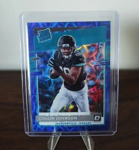 2020 Donruss Optic #197 RC Collin Johnson Blue Scope Rated Rookie  - Picture 1 of 2