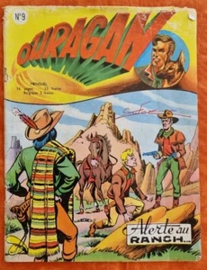 OURAGAN (artima) Numéro 9 (1955) Alerte au ranch. Bon état - Imagen 1 de 2