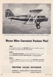 1940 Meyers Aircraft ad 5/22/2023c - Picture 1 of 1