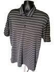 Nike Golf Poloshirt Herren Large Marineblaugrün/Neongrün Rn #56323 Polyester 