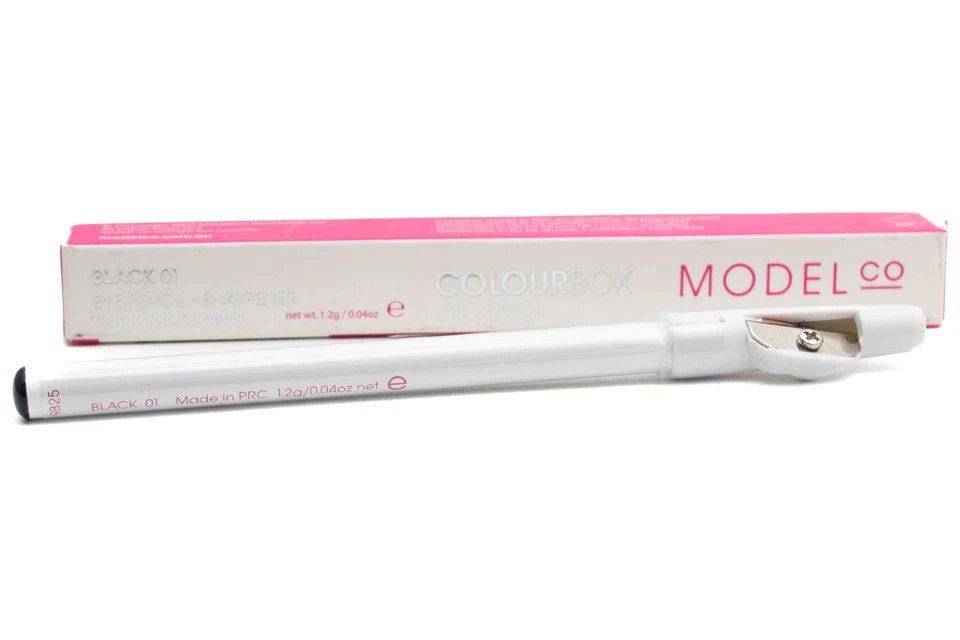 Lápiz de ojos + sacapuntas MODEL Co ColourBox 01 negro 0,04 oz Foto 1 de 1
