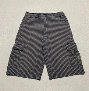 Timberland Cargo Shorts Boys Size 18 Black Stripped - Picture 1 of 10