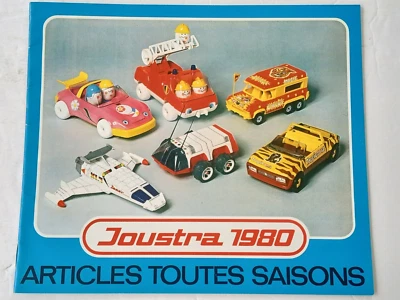JOUSTRA 1980 Catalog Die Cast & Friction Cars, Trucks Blister Packs BOBIL French - Image 1 of 4