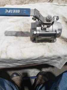 iFC Ball Valve Stainless Steel CF8M 2 inch 1000 WOG 2'' Threaded - Picture 1 of 3