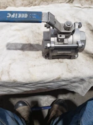 iFC Ball Valve Stainless Steel CF8M 2 inch 1000 WOG 2'' Threaded - Image 1 of 3