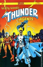 Wally Wood's THUNDER Agents #1 VG 1984 Stock Image Low Grade