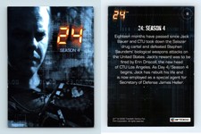 24 Season 4 #1 Twenty Four 24 Season 4 Artbox 2006 Trading  Card