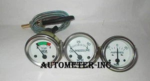 Minneapolis Moline Tractor Temperature + Oil Pressure + Ammeter Gauge Kit - Picture 1 of 2