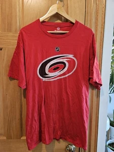 NHL Andrei Svechnikov Carolina Hurricanes #37 T-Shirt Jersey Fanatics Size XL - Picture 1 of 3